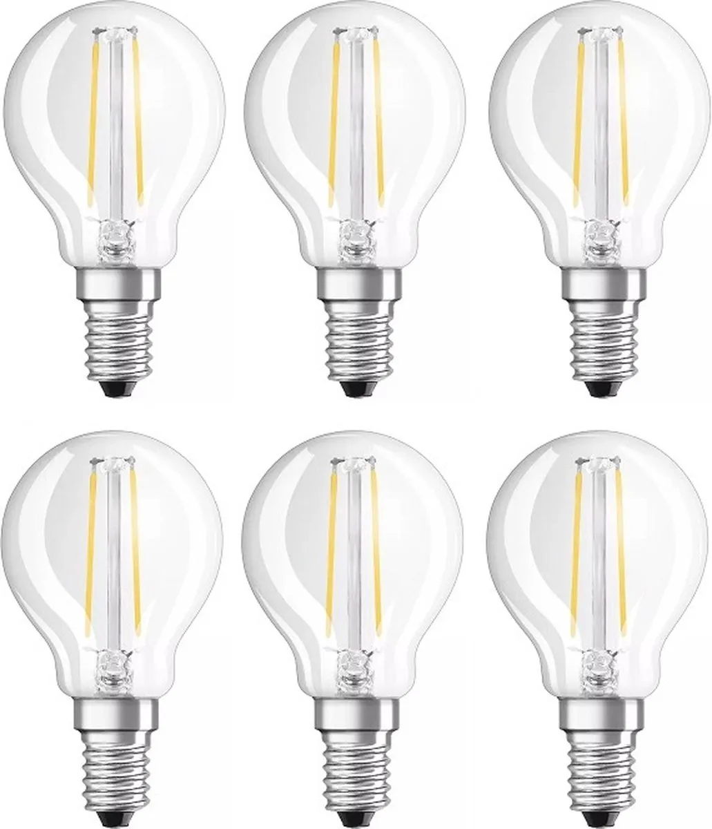 Osram LED Kogellamp 1.5W 136lm P45 E14