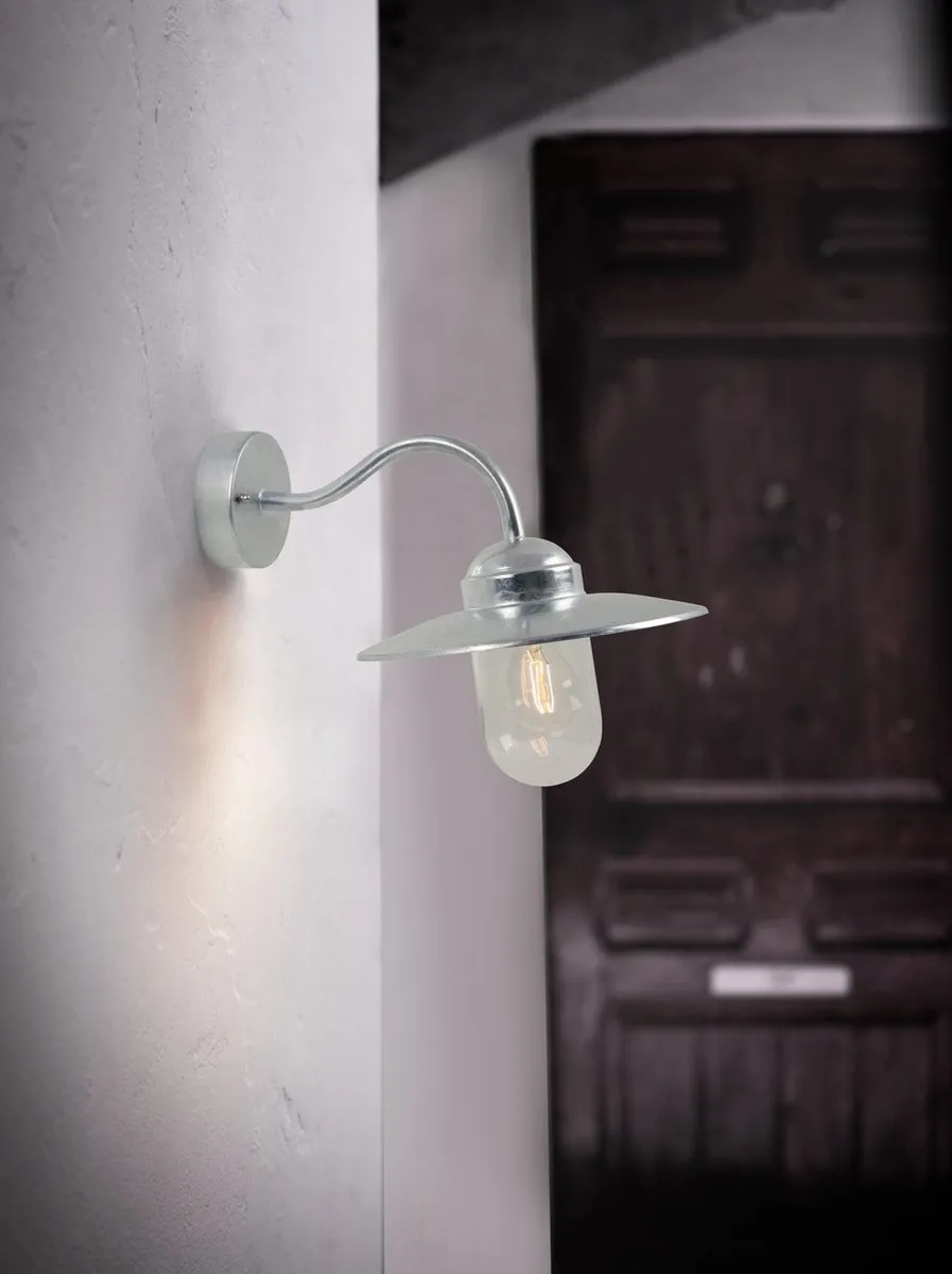 Nordlux Luxembourg Wandlamp Buiten E27 - IP54 - Grijs