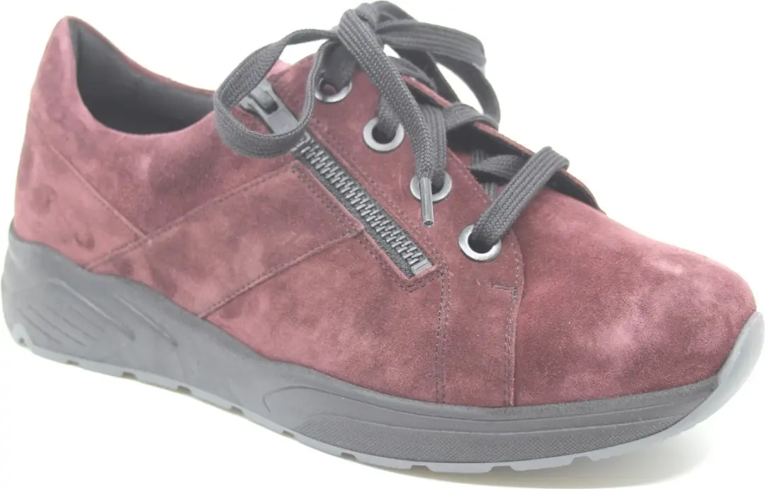 Solidus, 43004 50201, Roodbruine sneakers wijdte M