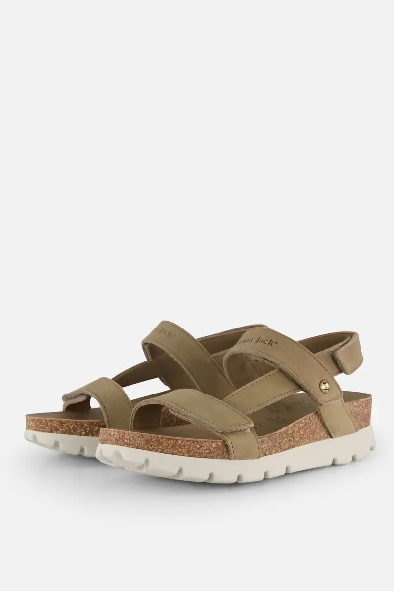 Panama Jack Selma B29 Sandalen groen Nubuck