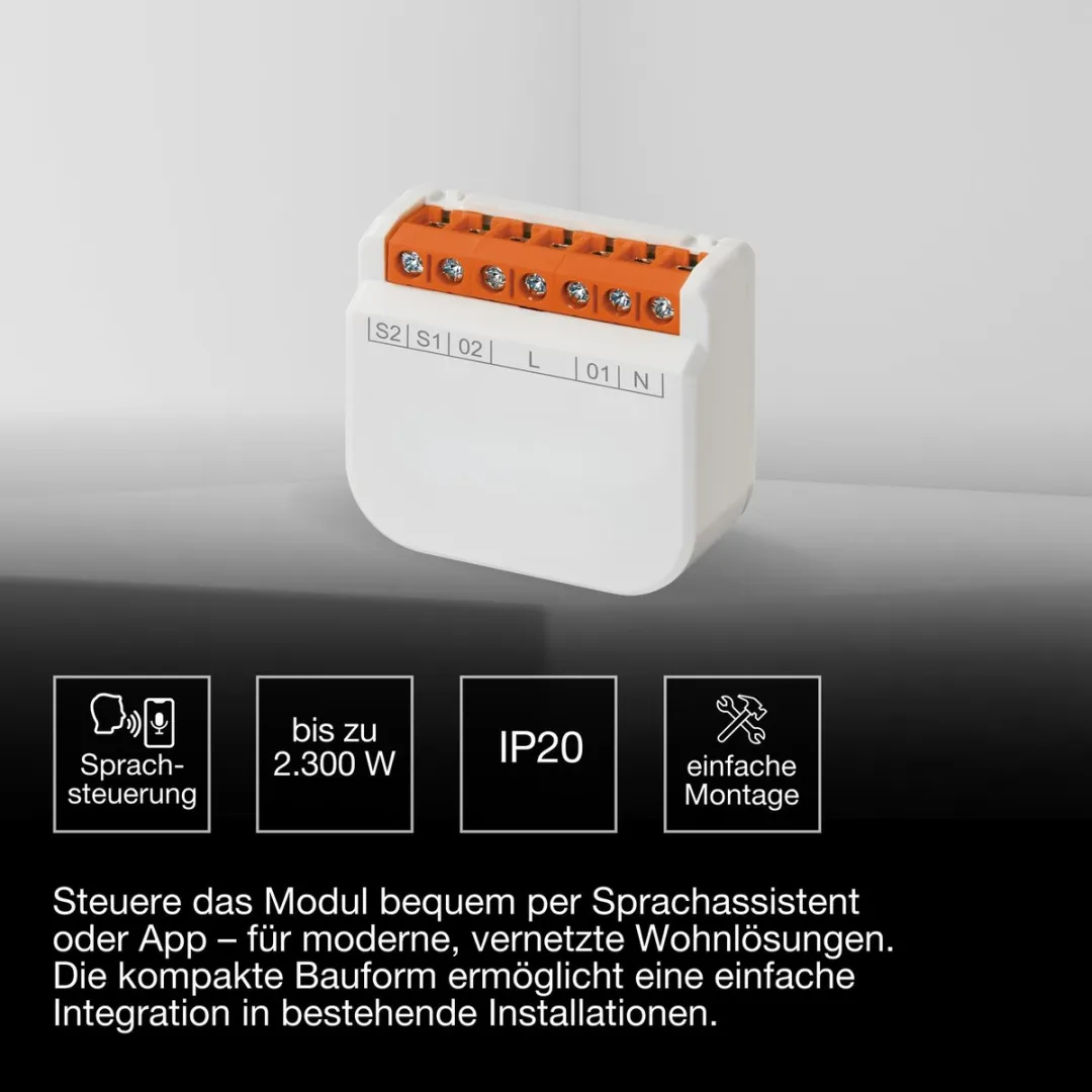 Osram Smart+ Module WIFI Switch 2CH - Wit - afbeelding 6 van 6