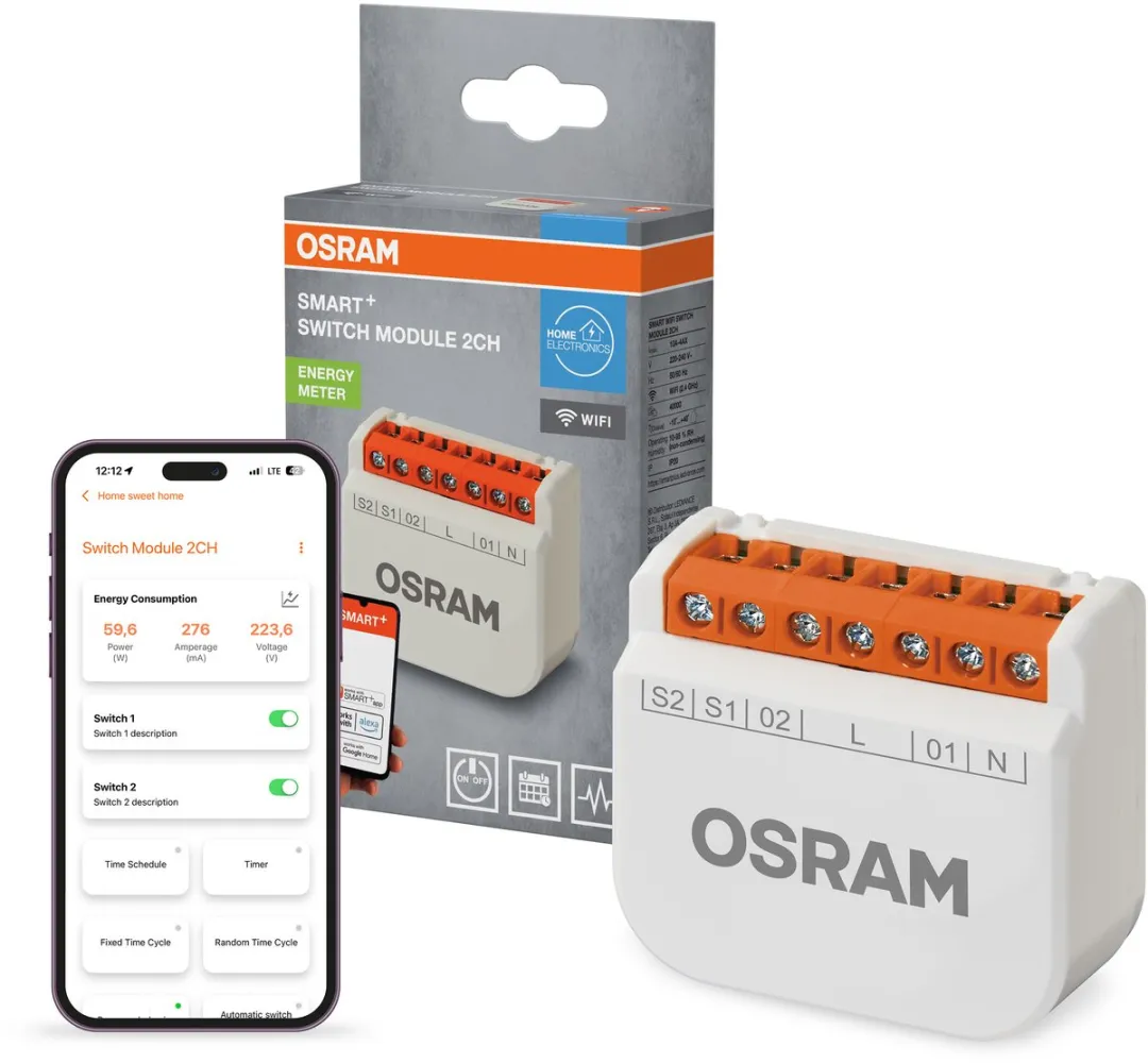 Osram Smart+ Module WIFI Switch 2CH - Wit