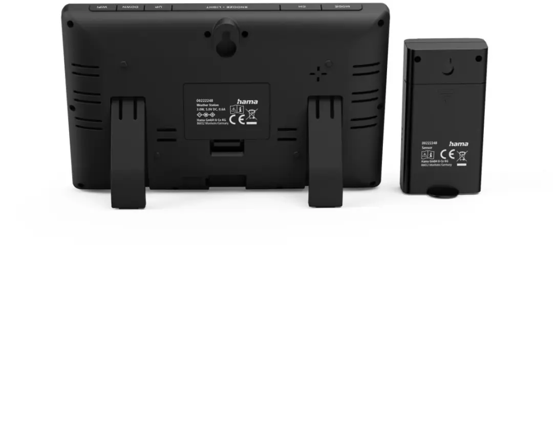 Hama Hawaii Weerstation met wifi - Buitensensor - Zwart - afbeelding 4 van 6