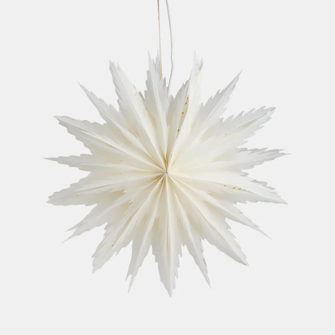 Loberon Caelitha Papieren Ster met Verlichting