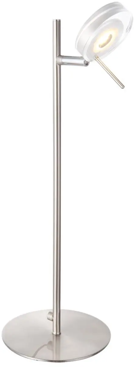 5 watt LED tafellamp binnenverlichting verlichtingsarmatuur mat nikkel Globo 561