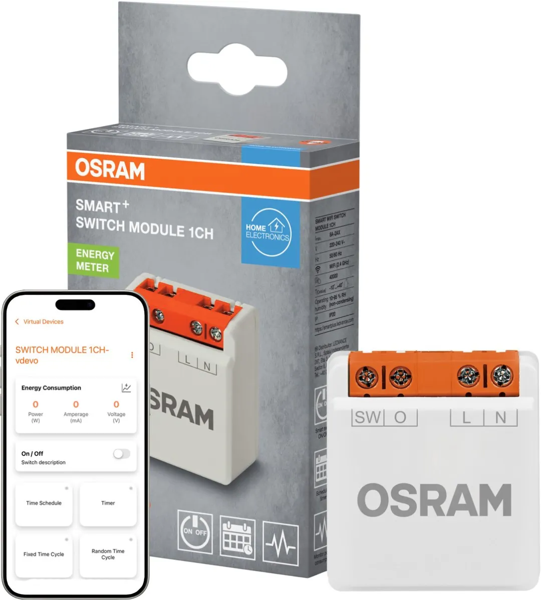 Osram Smart+ Module WIFI Switch 1Kanaals - Wit