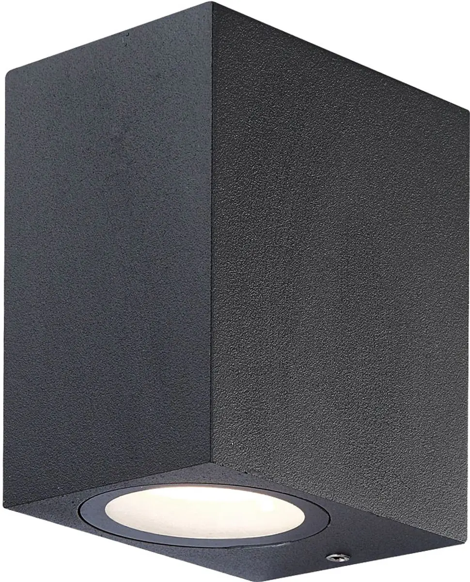 LED wandlamp voor tuinverlichting Wandspot voor de tuin, ALU donkergrijs, 1x LED