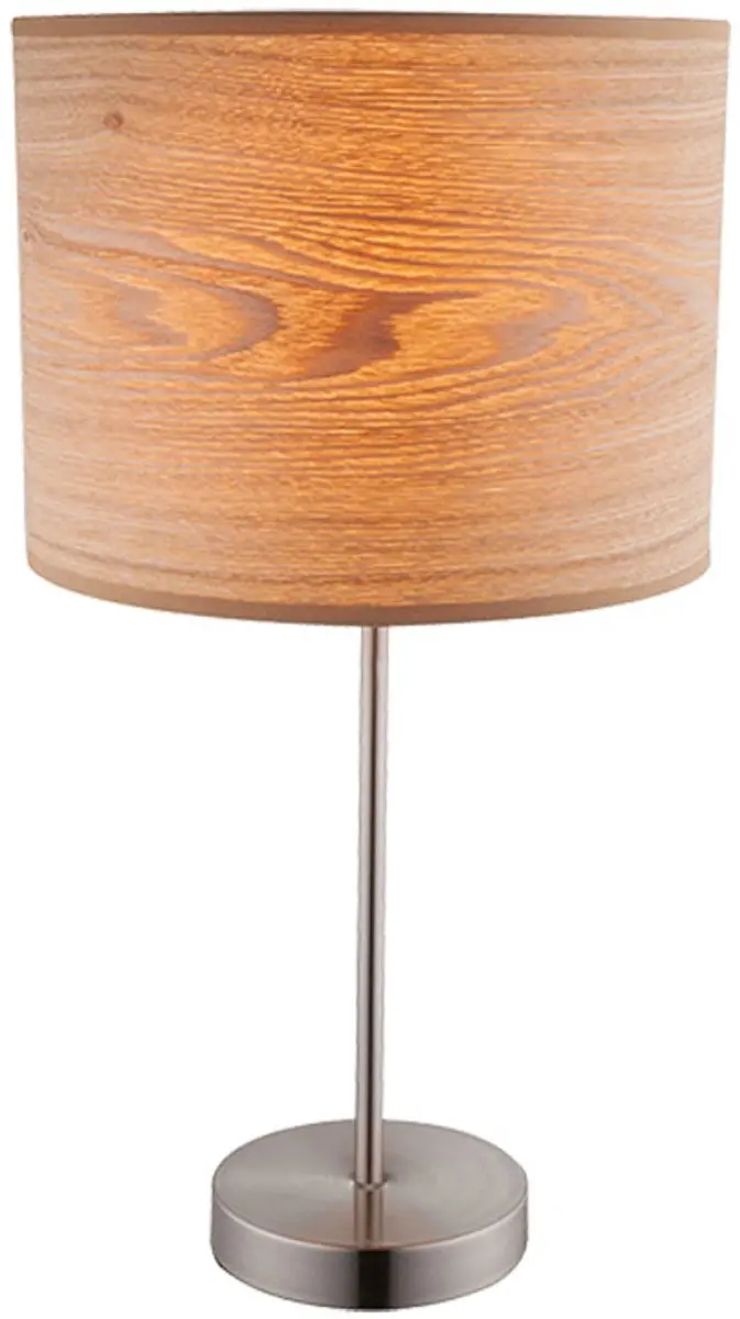 Tafellamp Tafellamp Leeslamp Slaapkamerlamp Leeslamp Bureaulamp, metaal nikkel m