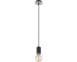 Globo Joseba Hanglamp 54032-1HB - E27 - Zwart - afbeelding 2 van 4