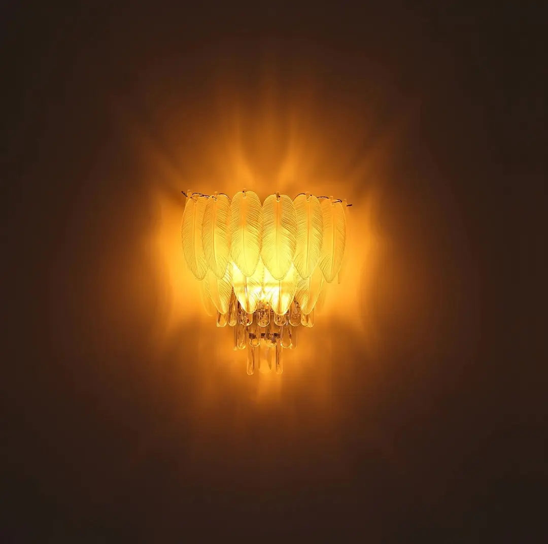 Wandlamp - chroom - DALTON - glas - bedlampje - E14 - 15886W - Globo - afbeelding 6 van 6