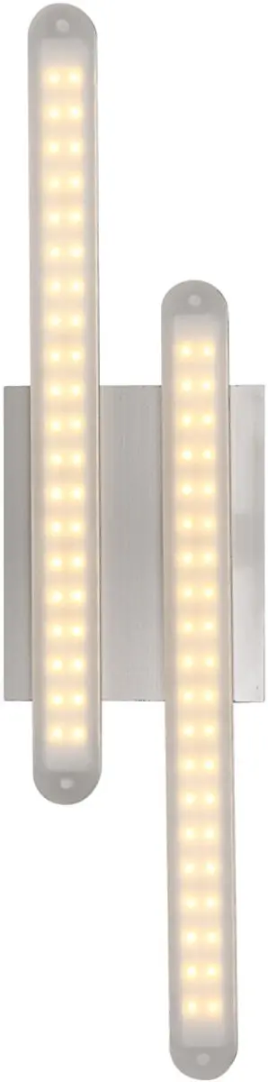 Wandlamp wandlamp halverlichting woonkamerverlichting met stangen metaal, 2 vlam