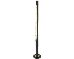Vloerlamp LED vloerlamp kristallen woonkamer hout dimbaar, metaal, 15W 980lm war
