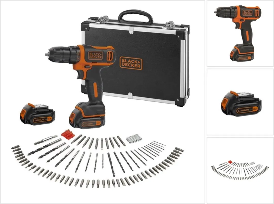 BLACK+DECKER BDCDD12BAFC-QW Schroef-/boormachine