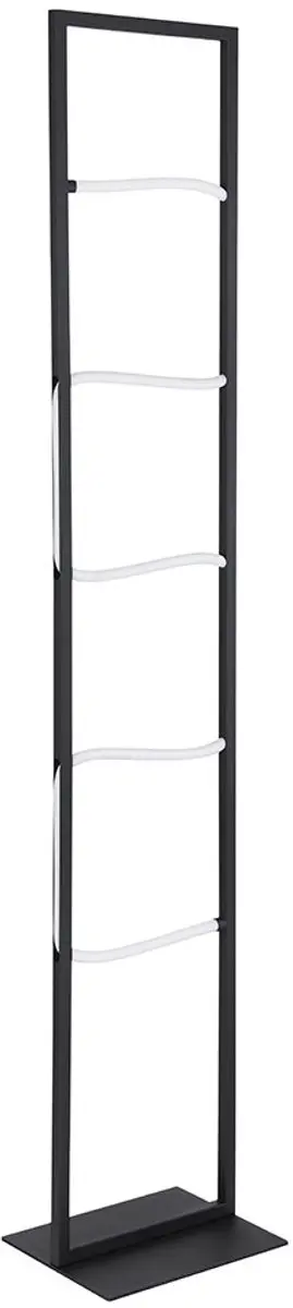 LED vloerlamp Woonkamerlamp Kantoorlamp Slaapkamerlamp, metaal zwart aluminium w