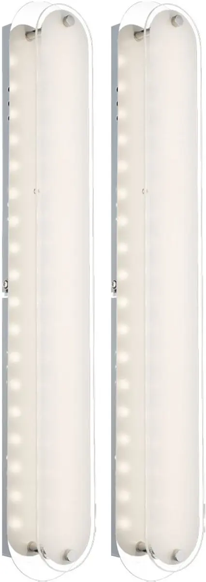 LED wandlamp gesatineerd glas spiegellamp chroom wandlamp woonkamer, 9W 492Lm wa