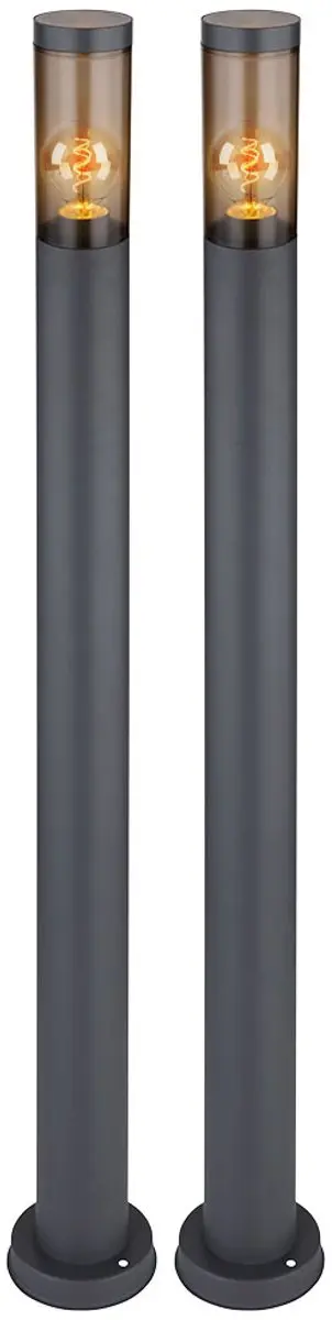 Staande lamp padlamp bolderlamp buitentuinlampen antraciet IP44 staande lamp ter