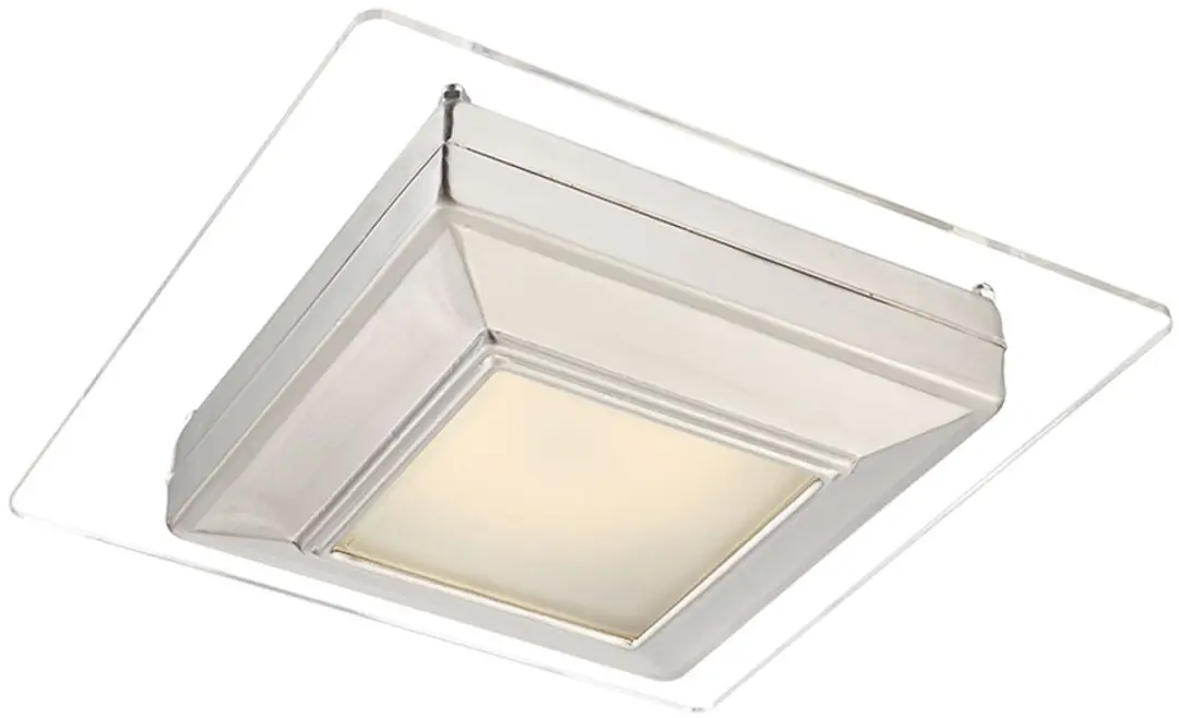 Plafondlamp Hanglamp LED-verlichting Plafondlamp, gespiegeld chroom, gesatineerd