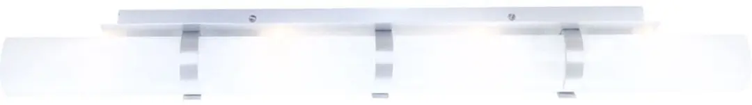 Wandlamp Wandlamp Woonkamerlamp Ganglamp Badkamerlamp, metaal chroom glas wit, 4