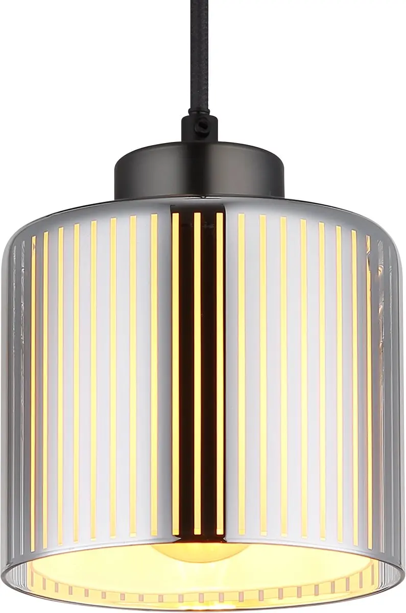 Globo Felicia Hanglamp 16056H - E27 60W - Gunmetal - afbeelding 3 van 6