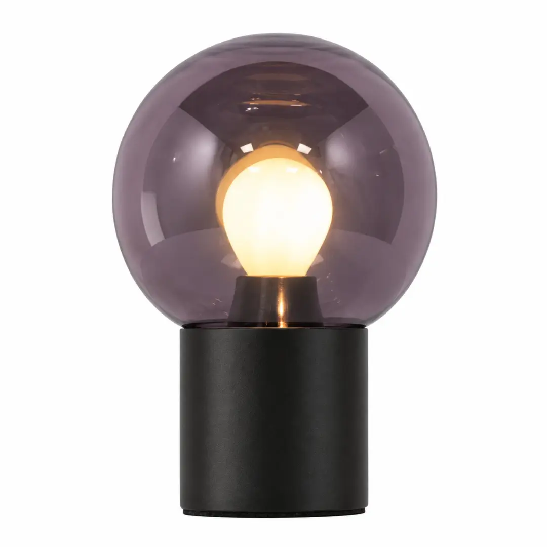 EGLO Bravino Tafellamp E14 - 17,5 cm - Zwart/Smoke