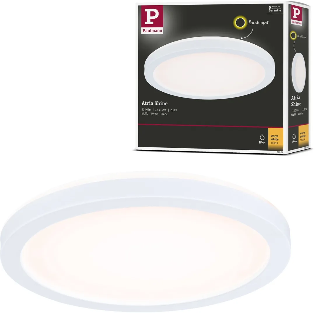 Paulmann Atria Shine LED-paneel 11,2W 850lm 3000K