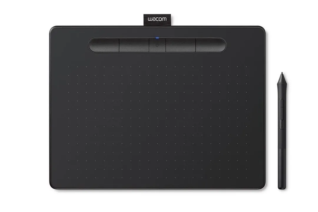 Wacom Intuos Pen & Bluetooth Small - Tekentablet - 152 x 95 mm - Zwart