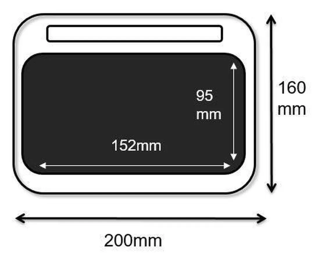 Wacom Intuos Pen & Bluetooth Small - Tekentablet - 152 x 95 mm - Zwart