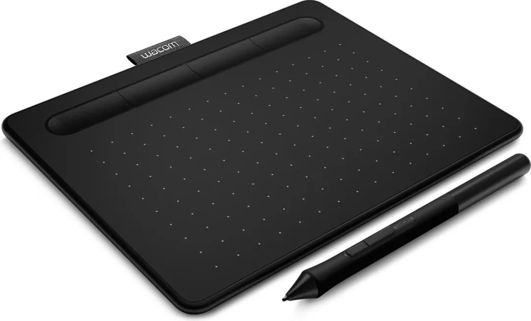 Wacom Intuos Pen & Bluetooth Small - Tekentablet - 152 x 95 mm - Zwart