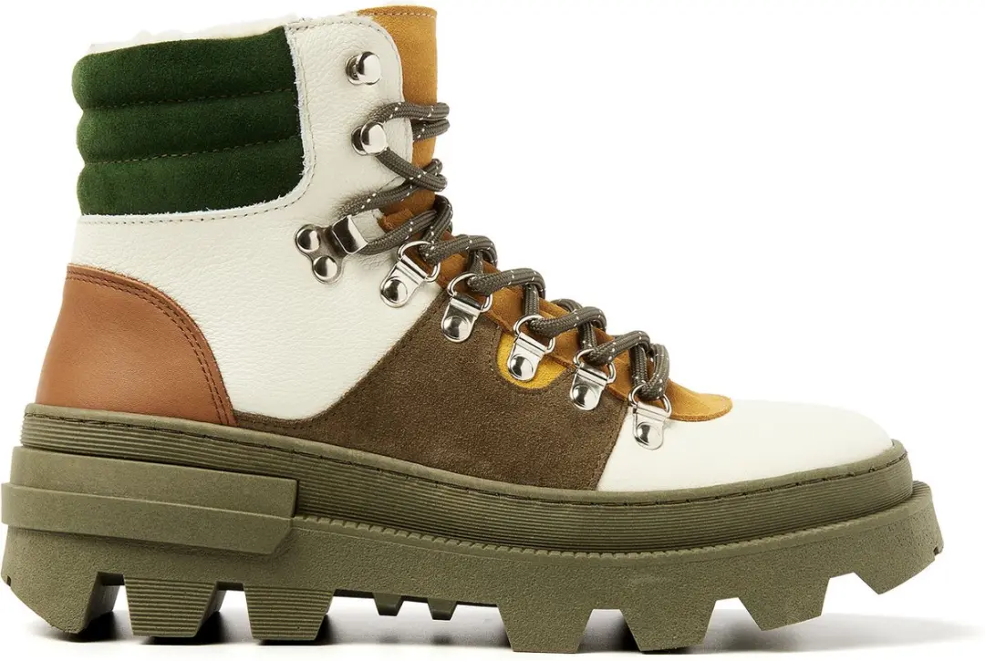 Lazamani Vere Dames Hiking Boots Leer Green Maat 37