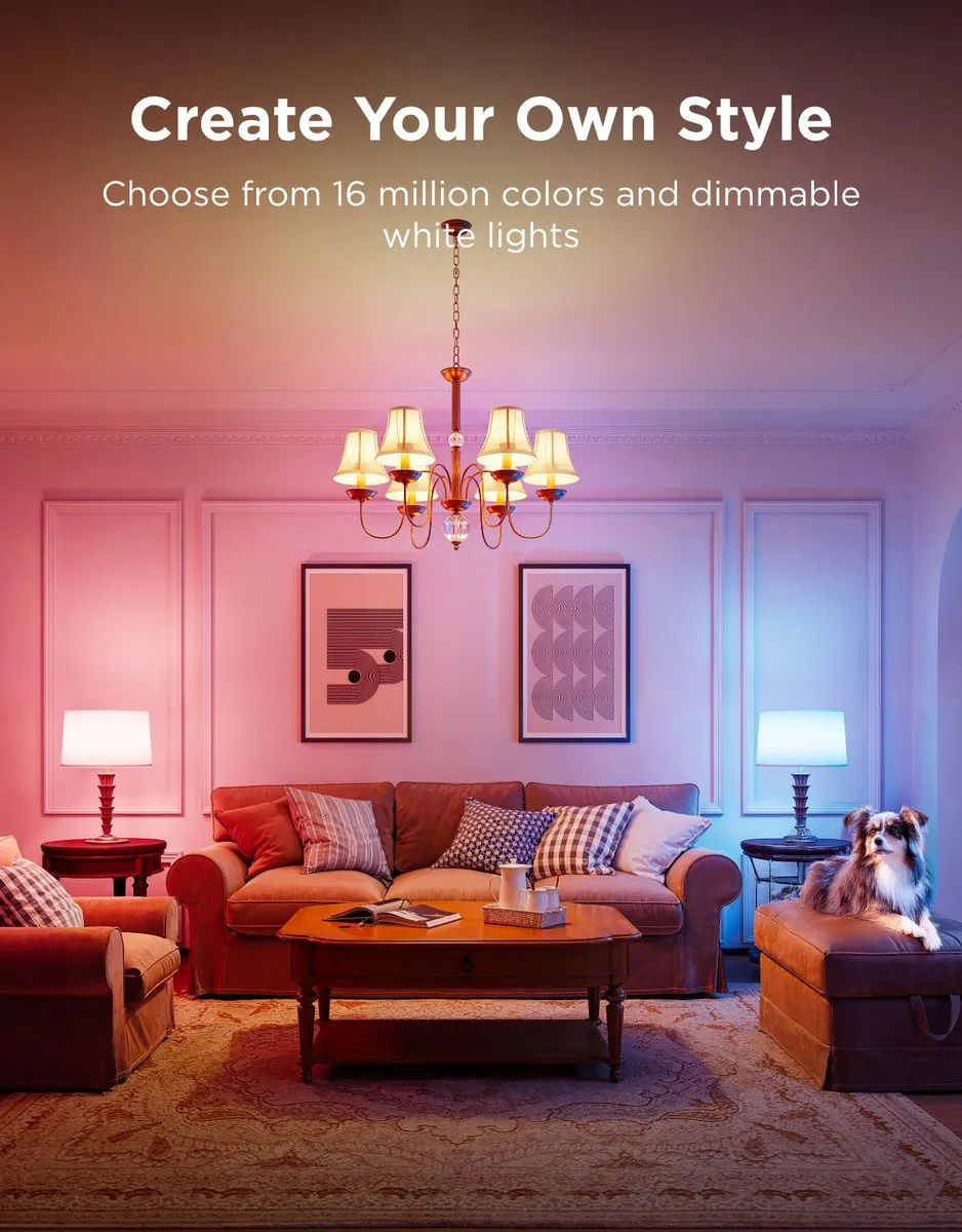 Govee Smart Bulb E14 RGBW - 2 Stuks - Mat Glas