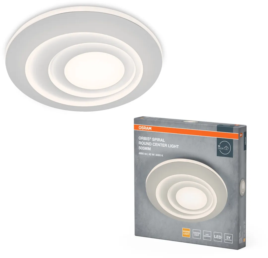 Osram Orbis Spiral RD CL LED Plafondlamp 505mm - 42W 4000lm Warmwit