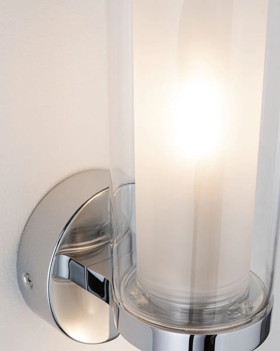 Paulmann Selection Luena Wandlamp IP44 E14 20W - Chroom/Glas - afbeelding 6 van 6