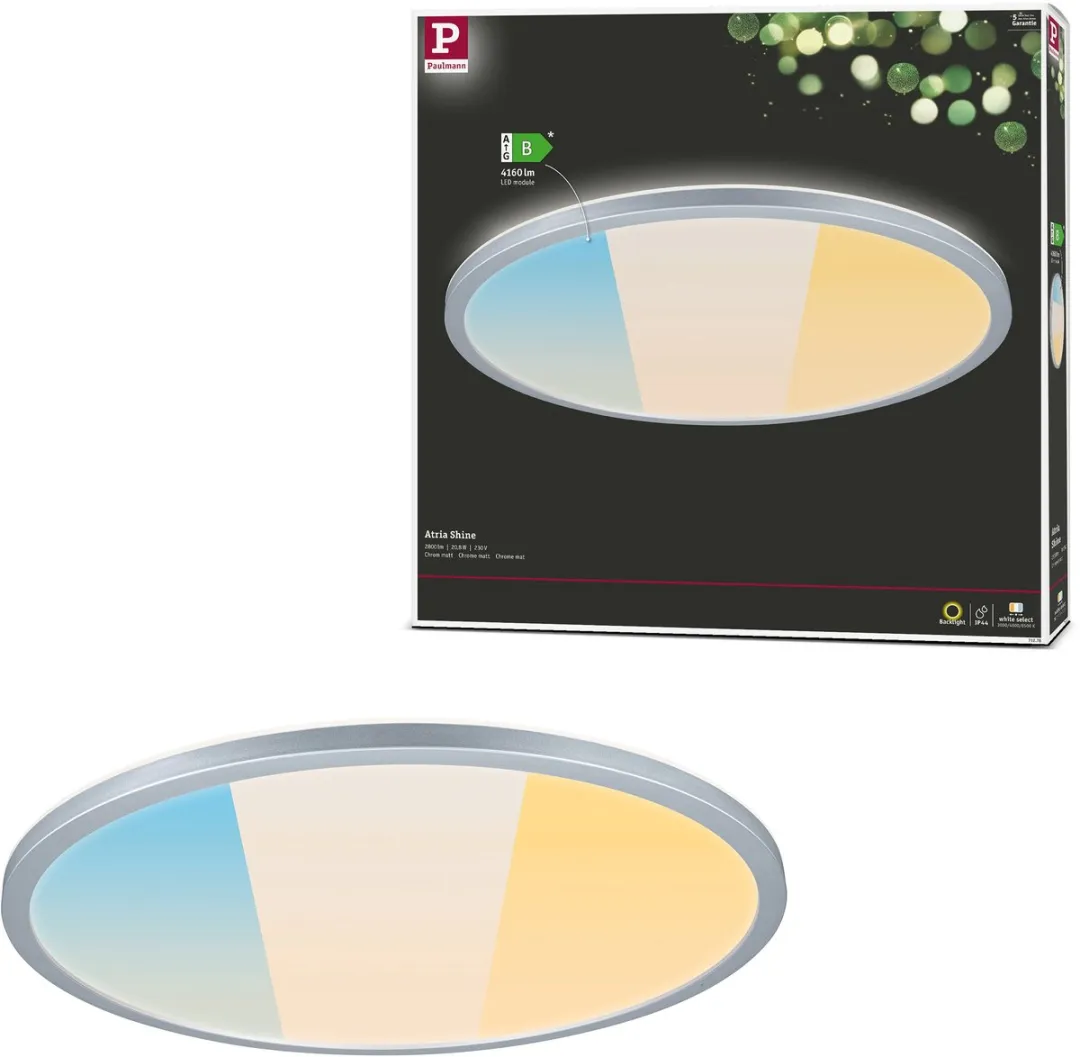 Paulmann Atria Shine LED-paneel 20,8W 2800lm 3000-6500K