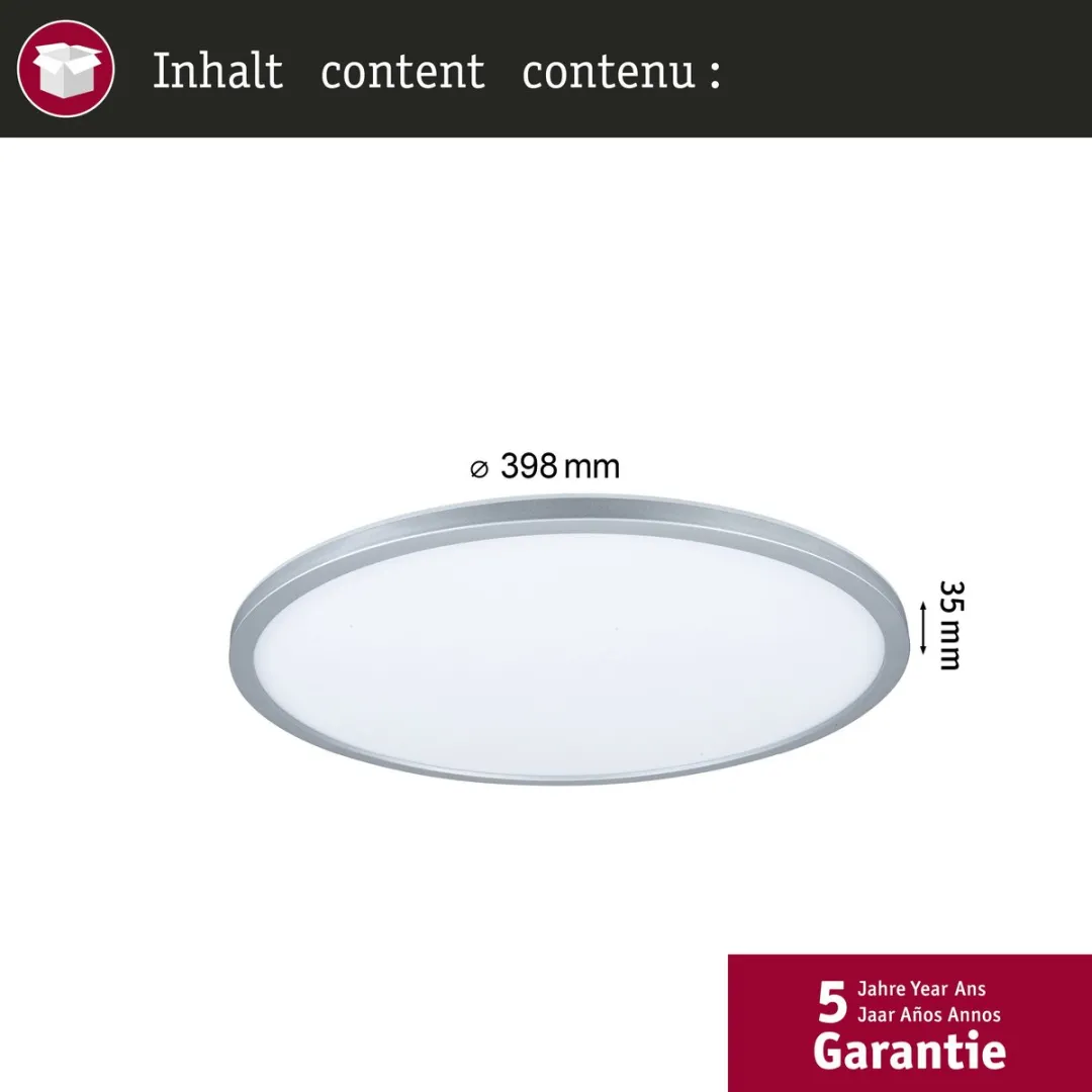 Paulmann Atria Shine LED-paneel 20,8W 2800lm 3000-6500K - Chroom mat - afbeelding 6 van 6