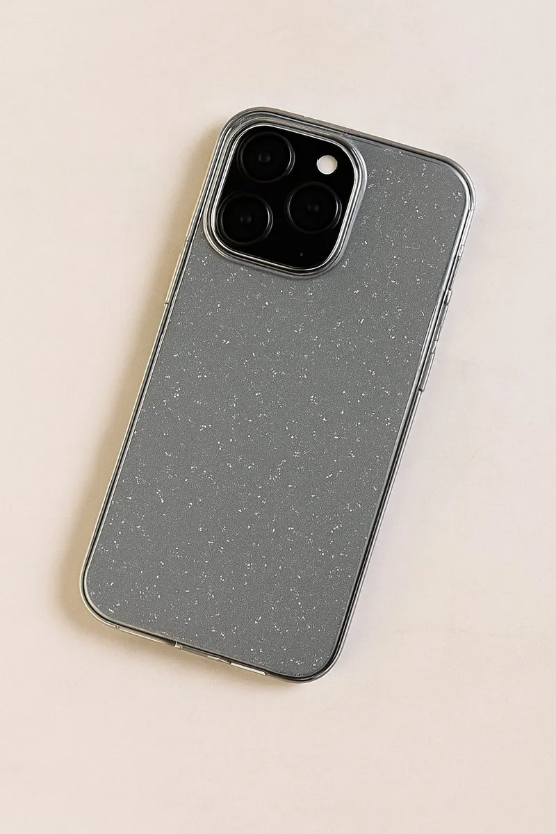 NUVEX Glitter Hoesje iPhone 12 Pro Max - Transparant