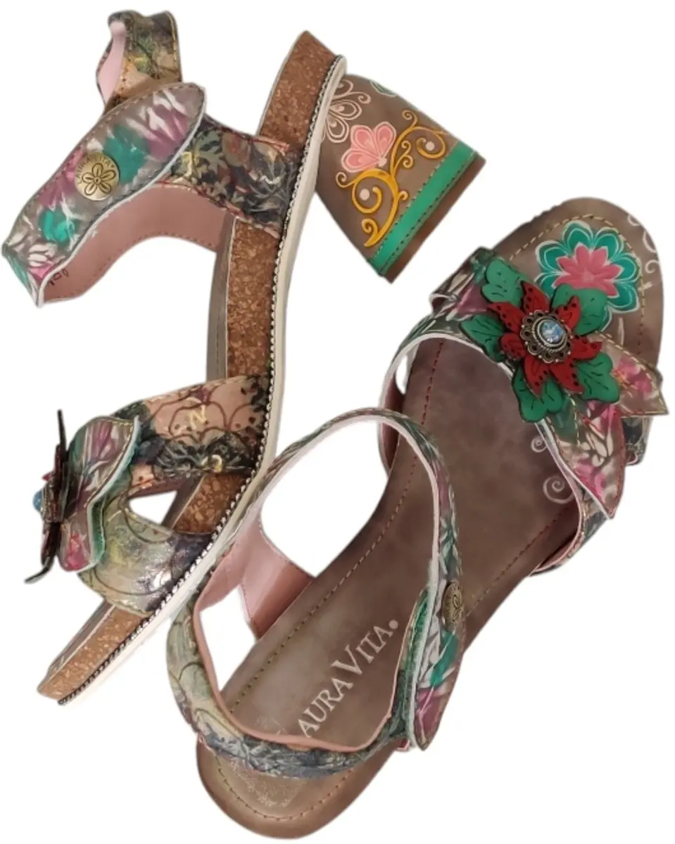 Laura Vita Framboiseo 33 Dames Sandalen - Grijs - afbeelding 4 van 6