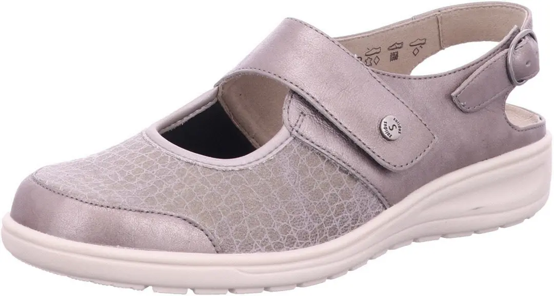 Solidus Dames Sandalen - Beige - 38.5 - afbeelding 4 van 6