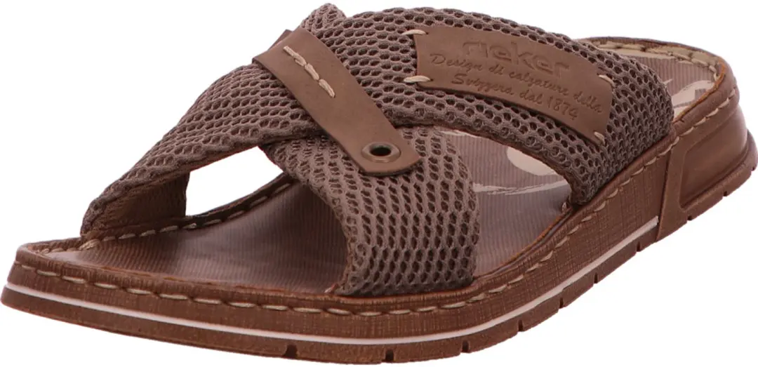 Rieker heren slippers beige maat 45