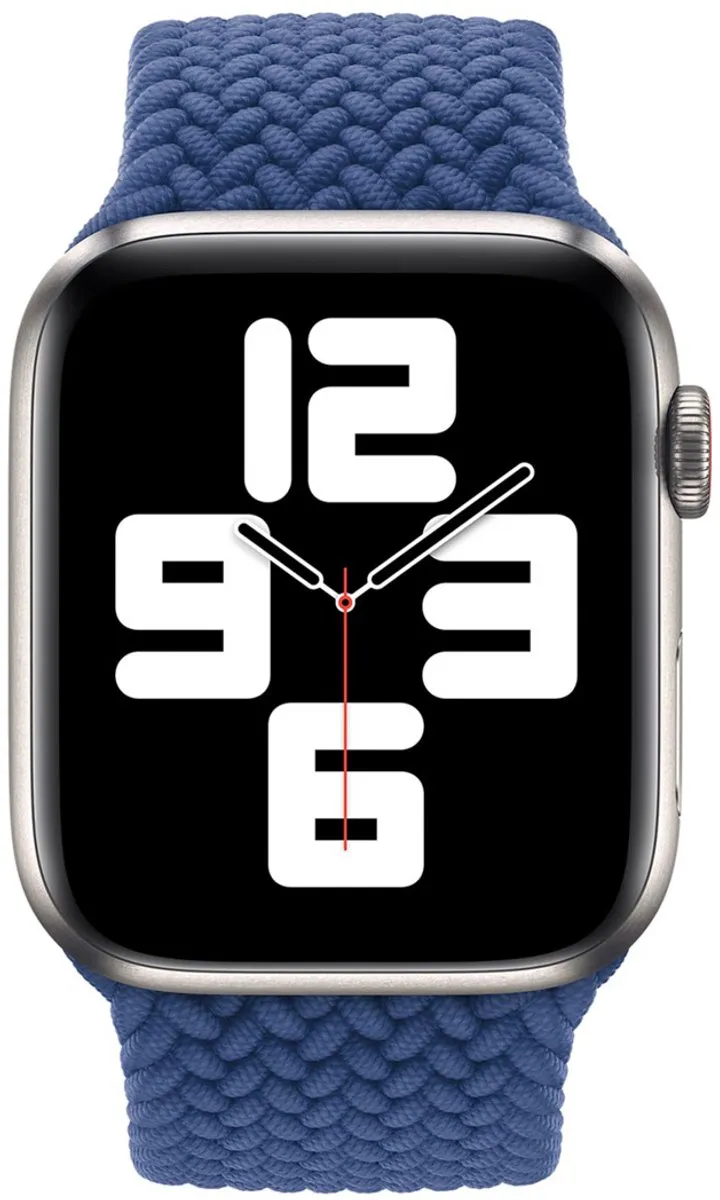 Apple Gevlochten Solobandje Atlantic Blue - One Size