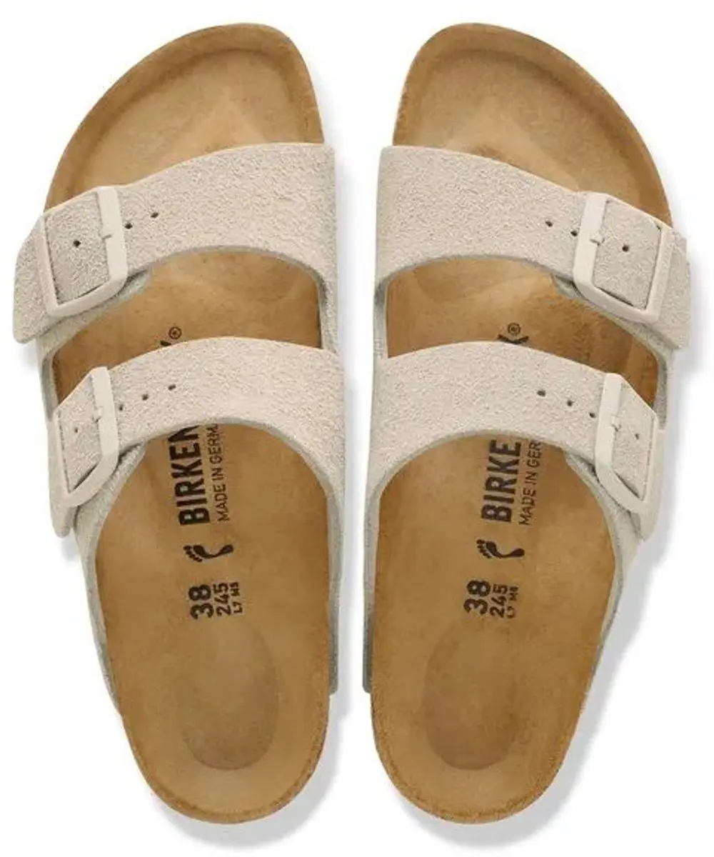 Birkenstock Arizona Suede Leather Oyster