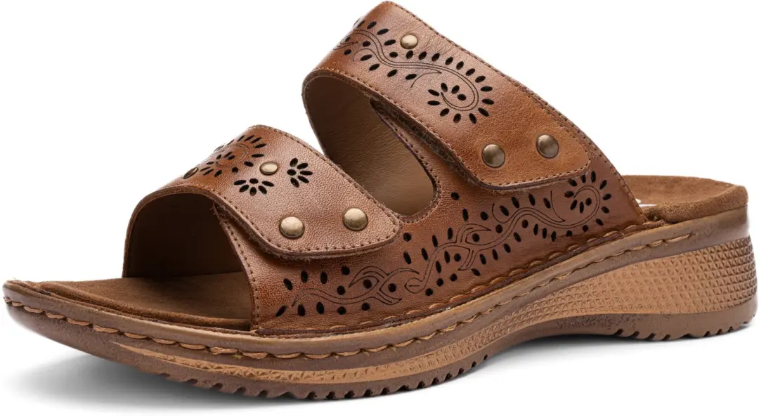 ara dames slippers bruin maat 36