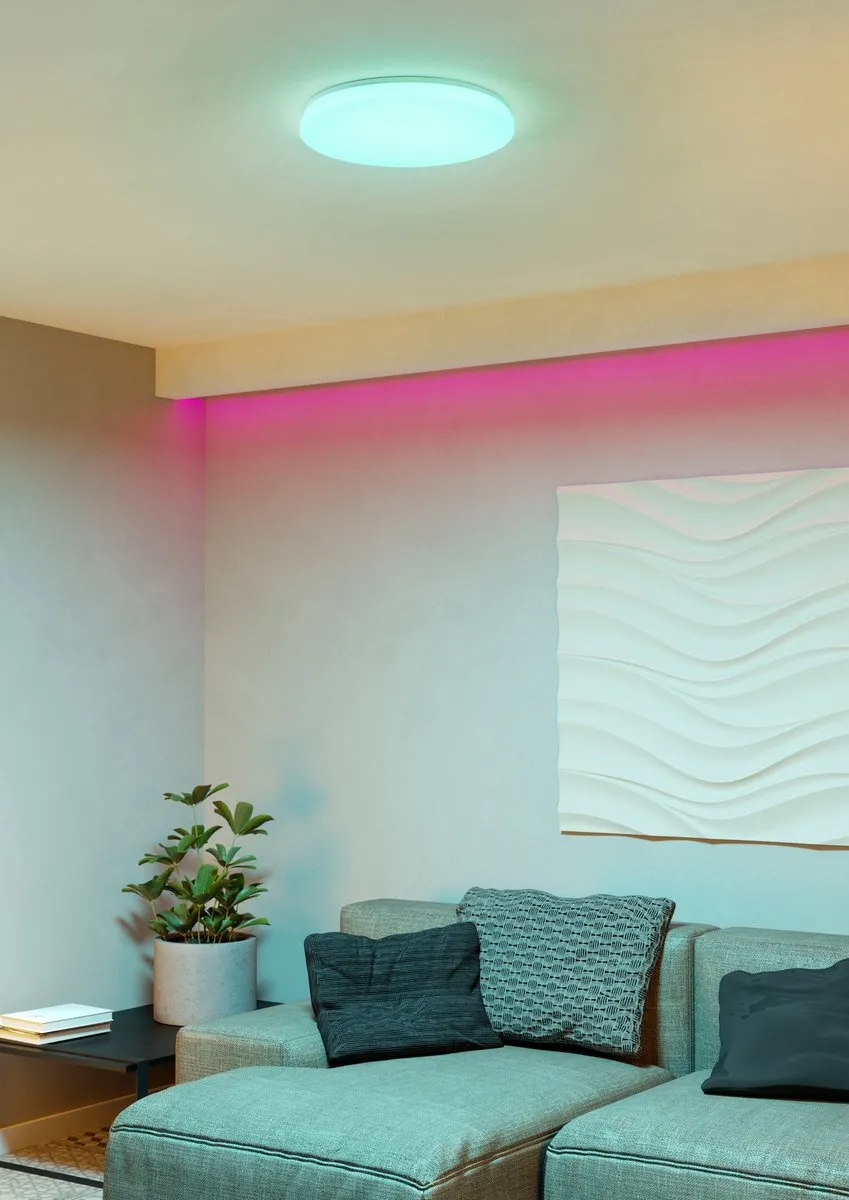 EGLO connect.z Frania-Z Smart Plafondlamp Ø43cm - RGB & Wit - Zigbee