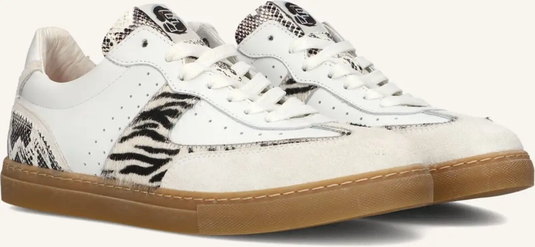 Floris van Bommel Minni Sneakers - Leer - Dames - Wit - afbeelding 2 van 6