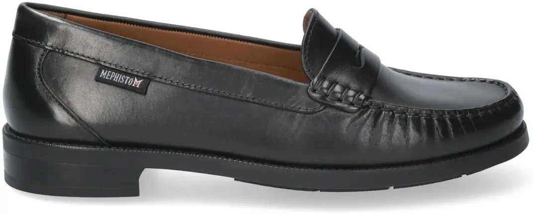 Mephisto Ibelina Dames Instappers - Zwart - afbeelding 2 van 6