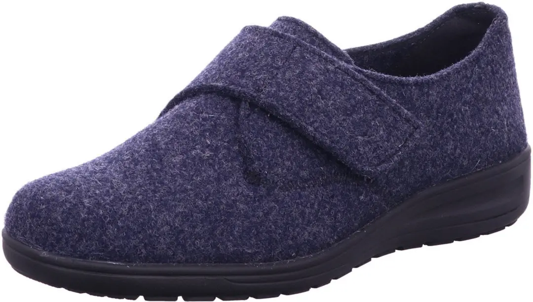 Solidus dames pantoffels blauw maat 35.5