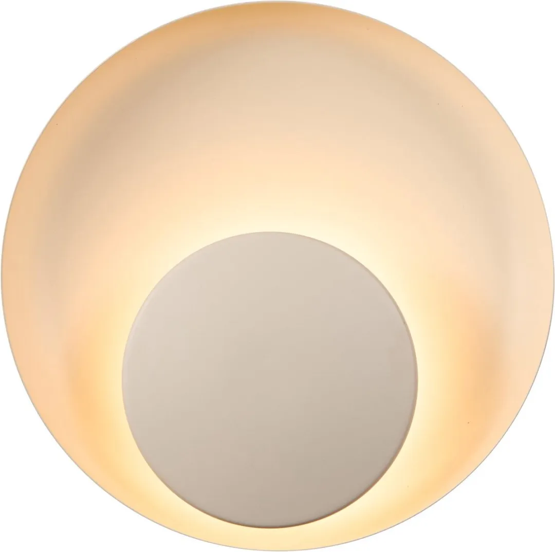 Nordlux Marsi Wandlamp LED - 7W - Ø21cm - Beige