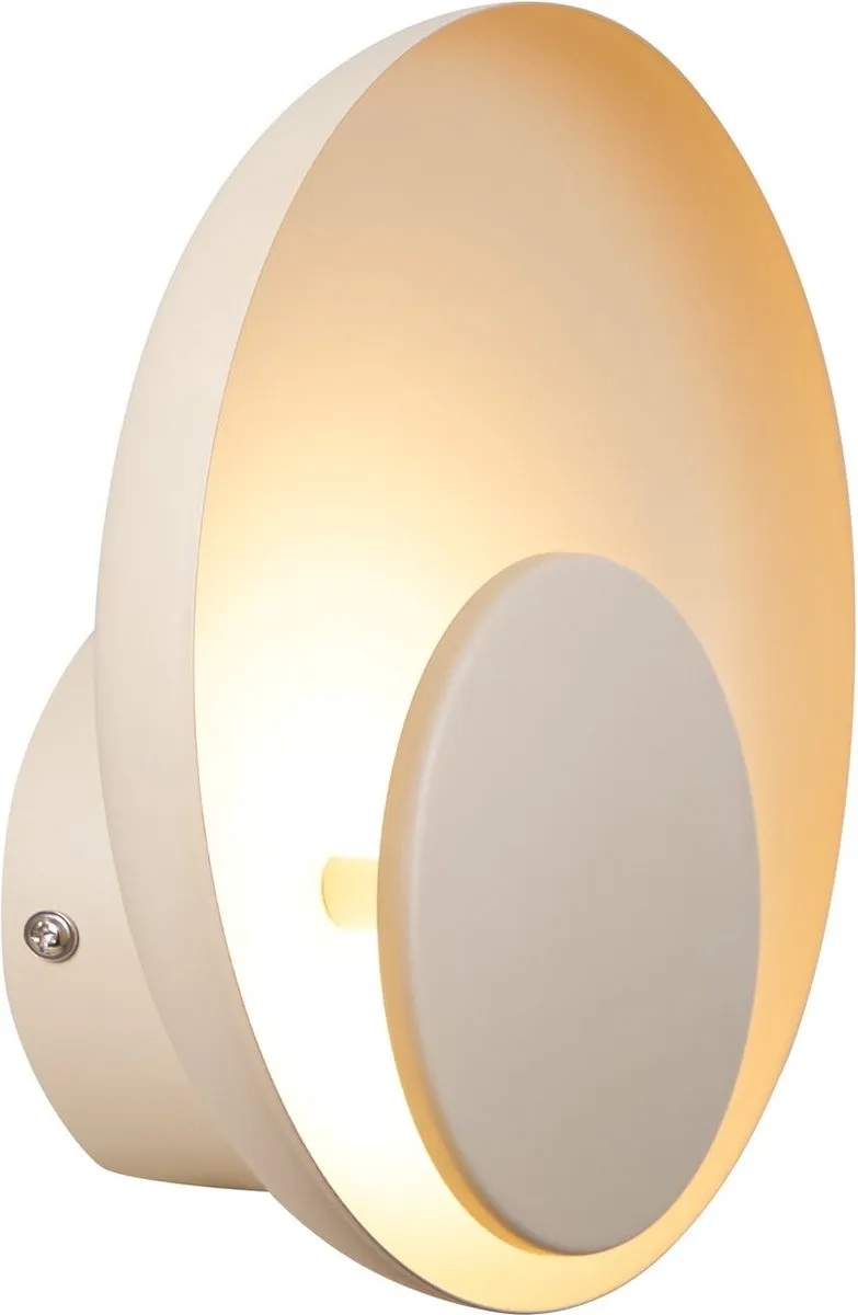 Nordlux Marsi Wandlamp LED - 7W - Ø21cm - Beige