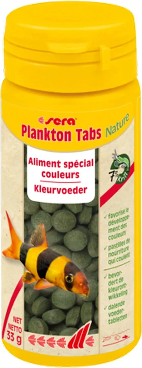 Sera Plankton Tabs Nature Visvoer 50ml
