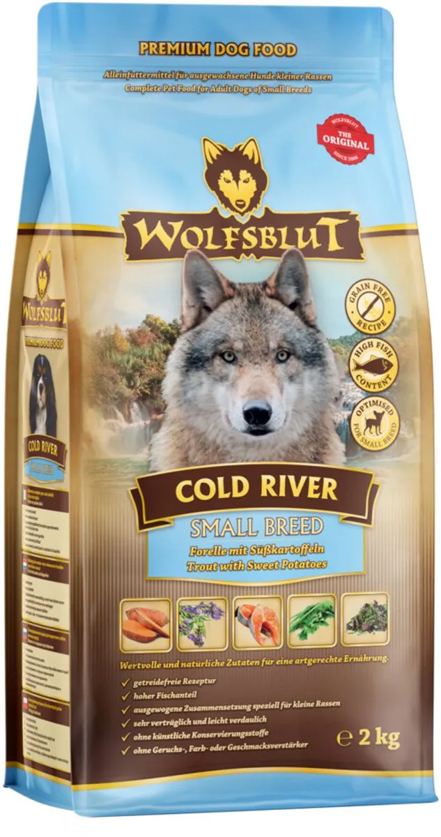 Wolfsblut Adult Cold River Small Breed Hondenvoer 2kg