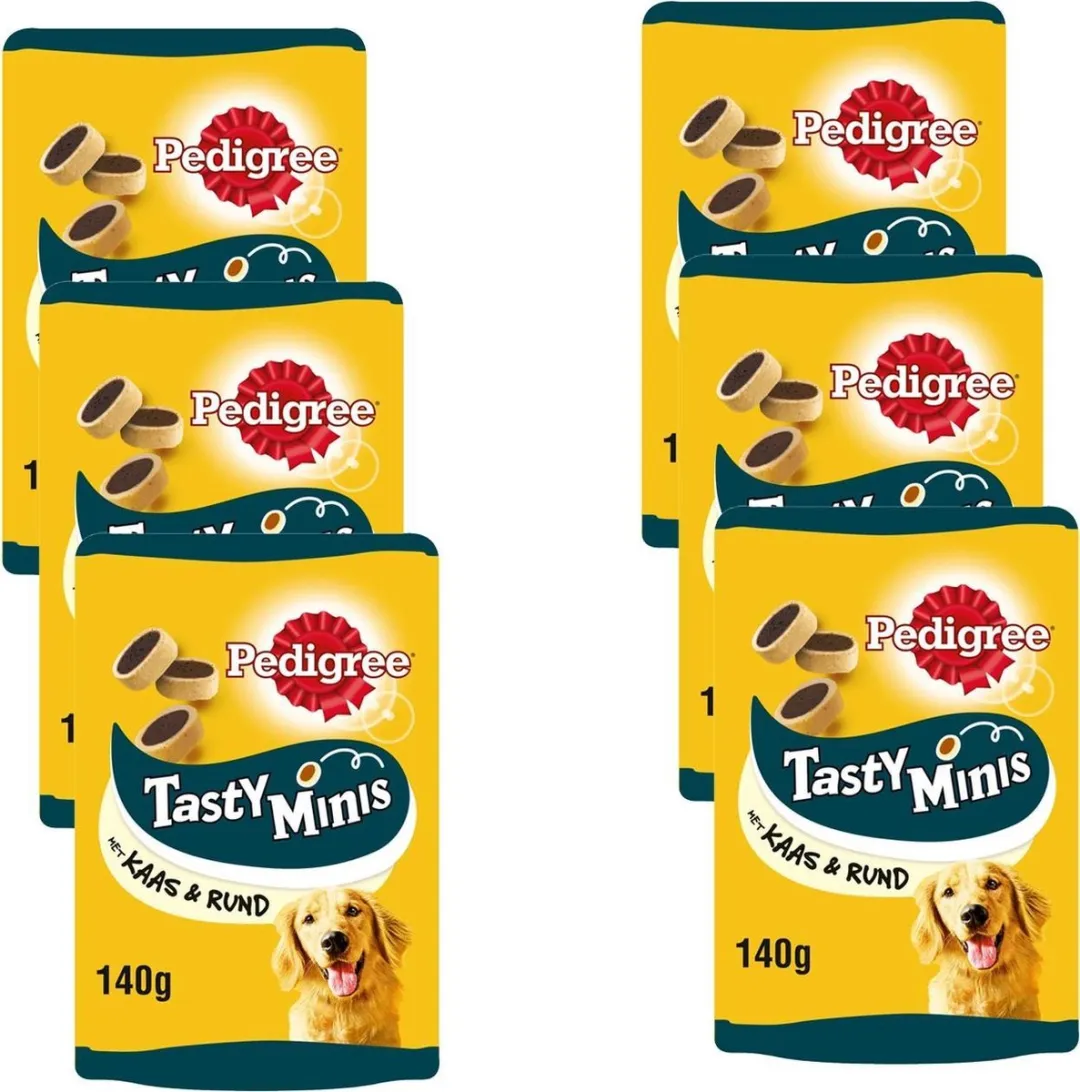 Pedigree Cheesy Tasty Bites Mini Hondensnacks - 6x140g